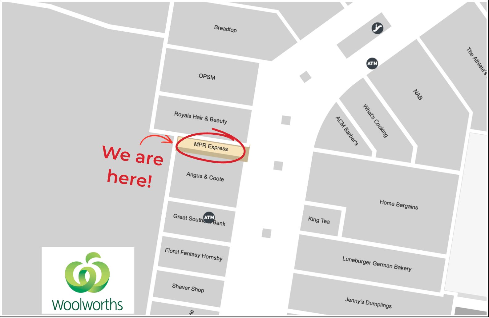 Store location map
